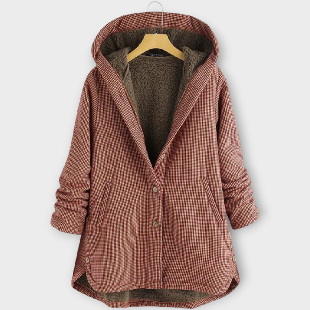 Cozy Hooded Fleece-Lined Jacket