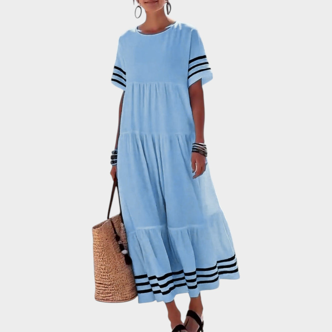 Relaxed Tiered Maxi Dress