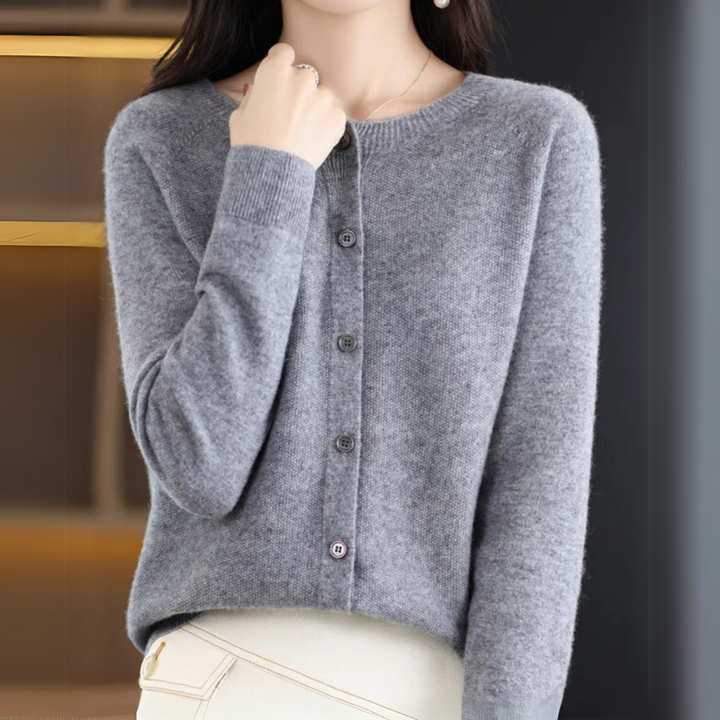 Elena | Classic Button-Up Cardigan
