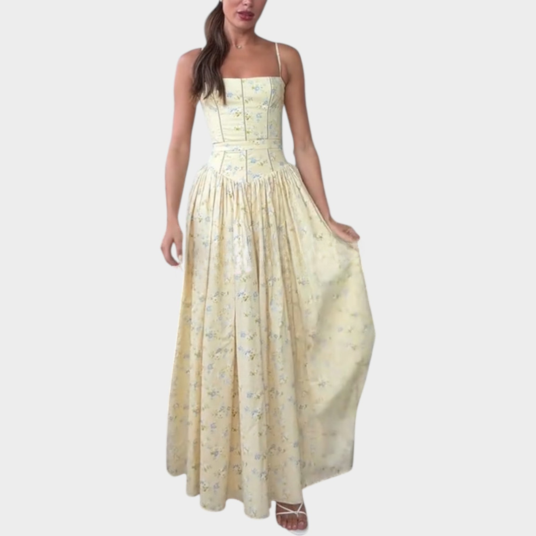 Elegant Floral Maxi Dress