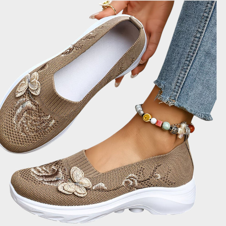 Butterfly Comfort Slip-On Sneakers