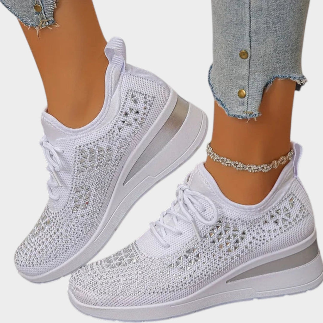 Sparkle Mesh Comfort Sneakers