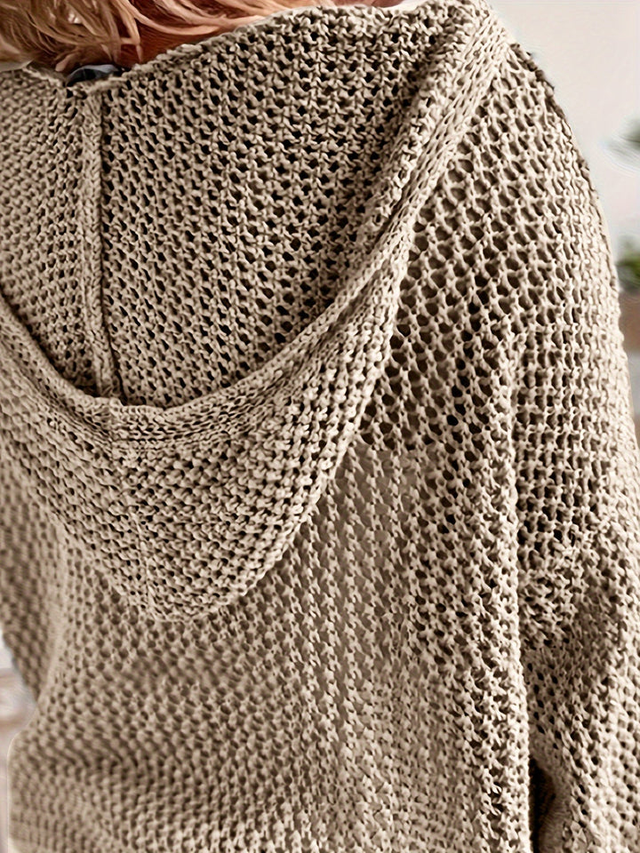 Freya | Cozy Hooded Knit Pullover