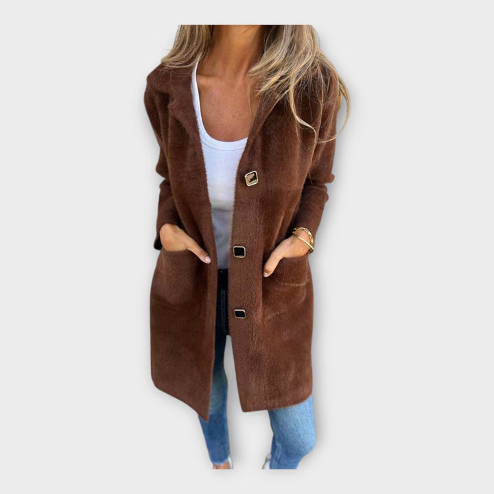 Elegant Closure Wool Coat