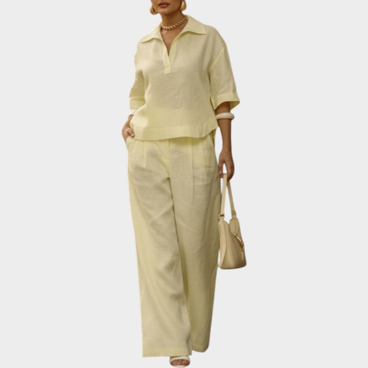 Relaxed Tailored Two-Piece Set