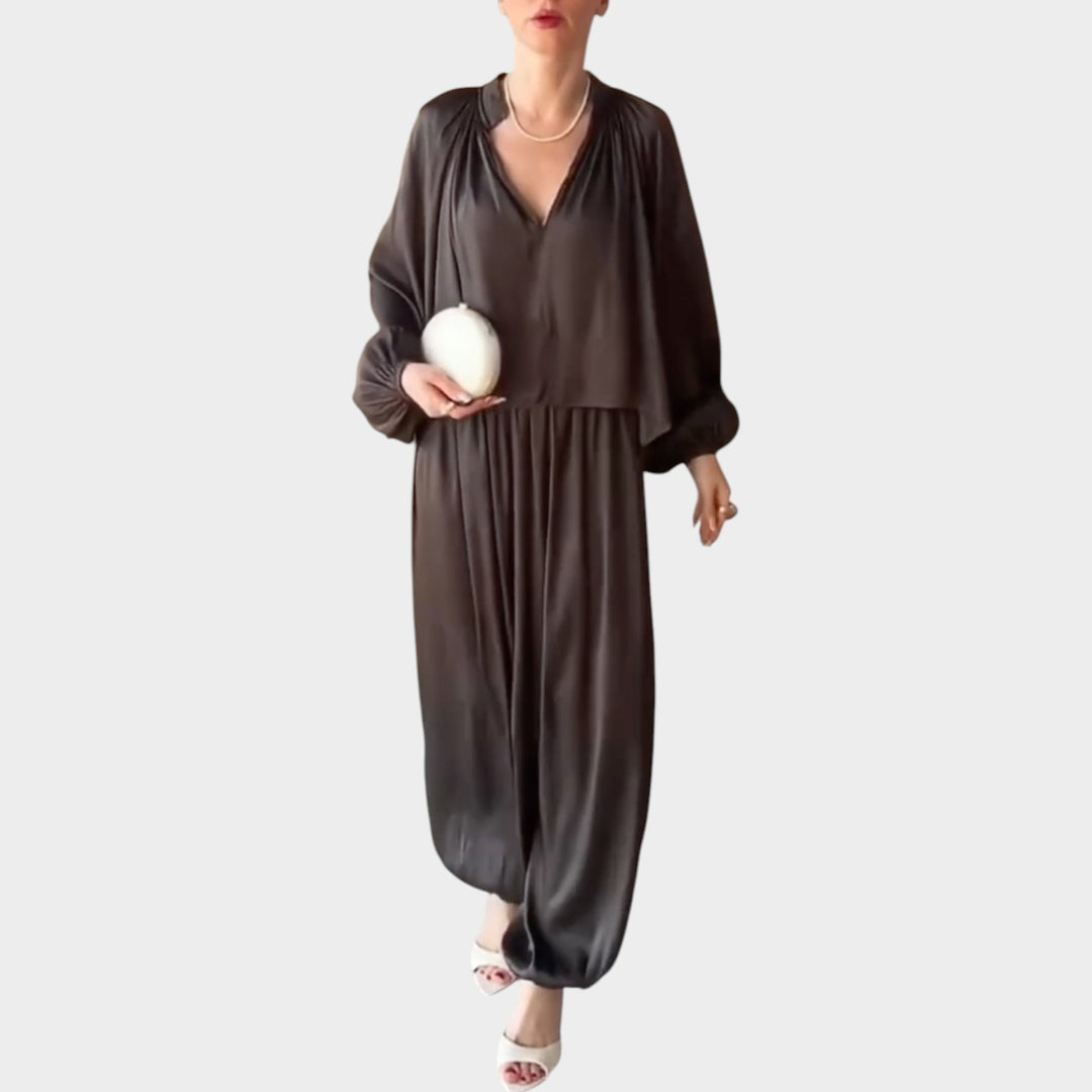 Minimalist Draped Jumpsuit