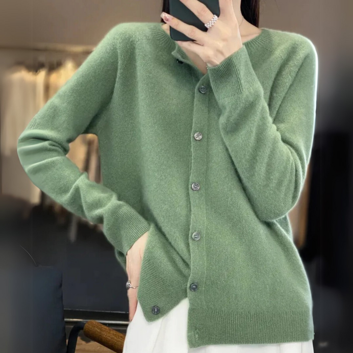 Elena | Classic Button-Up Cardigan