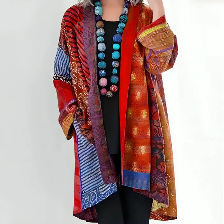 Sarah Women's Boho Chic Printed Kimono