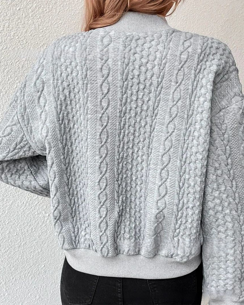 Elana™ - Relaxed Fit Button-Up Sweater