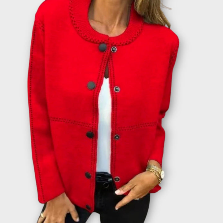 Timeless Button-Front Cardigan with Easy Elegance