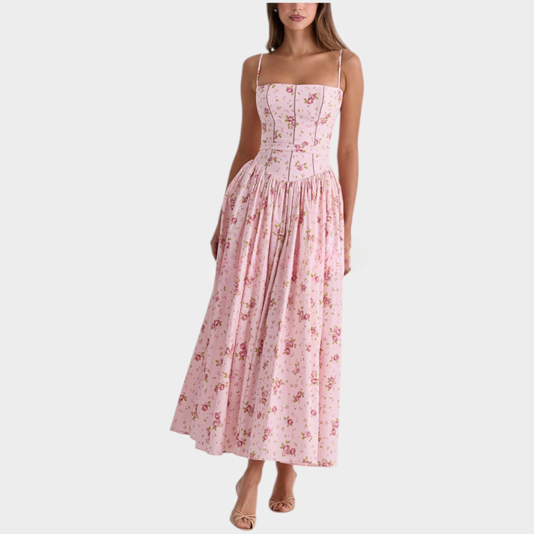 Elegant Floral Maxi Dress
