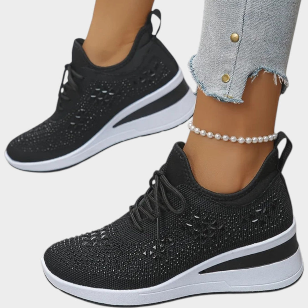 Sparkle Mesh Comfort Sneakers
