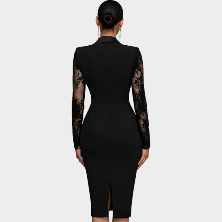 Lace Affair Midi Dress