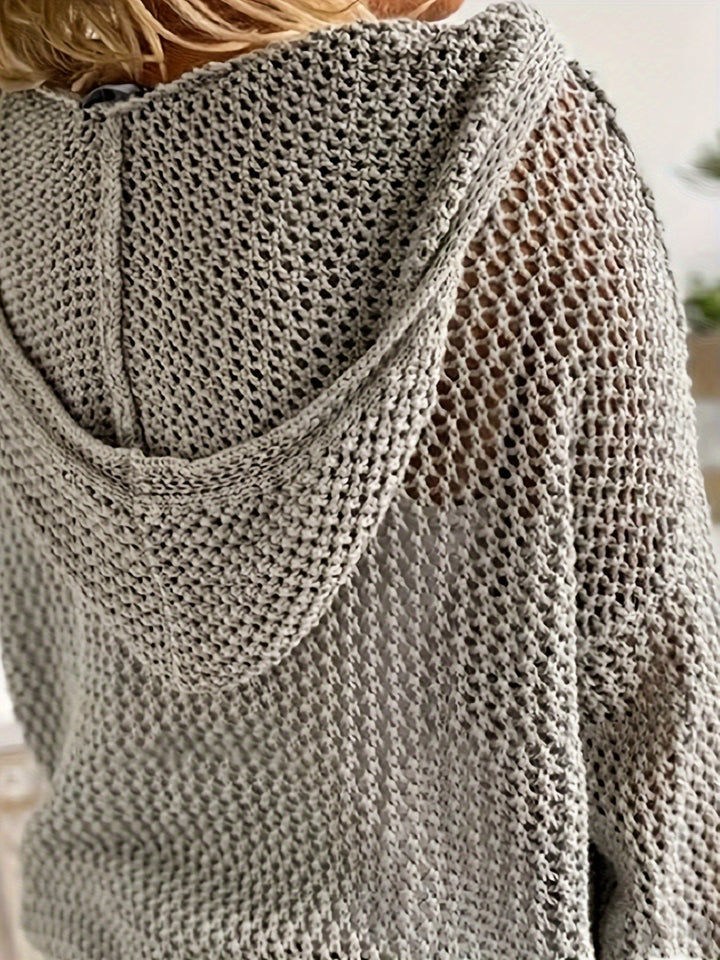 Freya | Cozy Hooded Knit Pullover