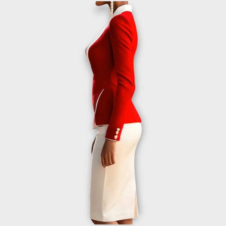 Chic Two-Tone Blazer