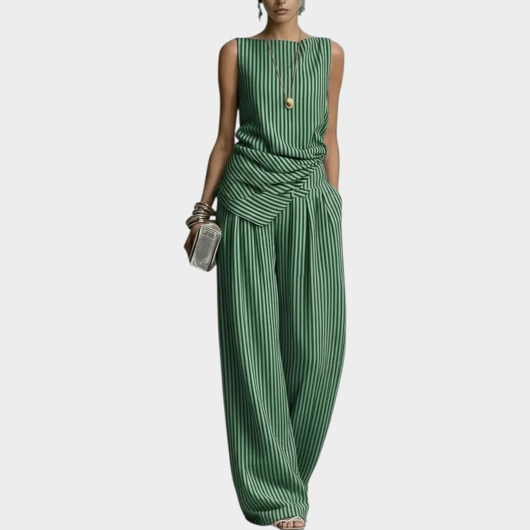 Striped Two-Piece Set