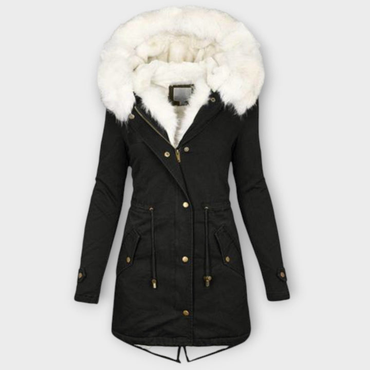 Warm Faux-Fur Trimmed Winter Parka