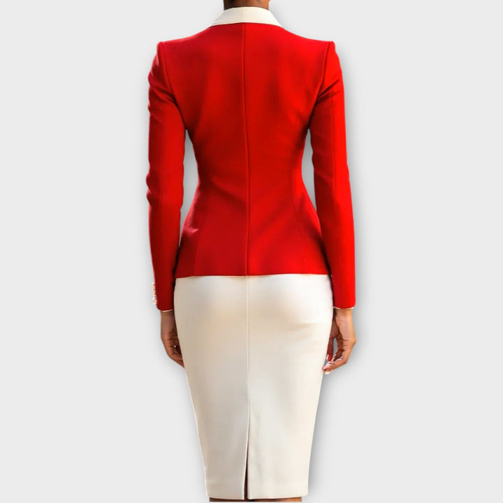 Chic Two-Tone Blazer