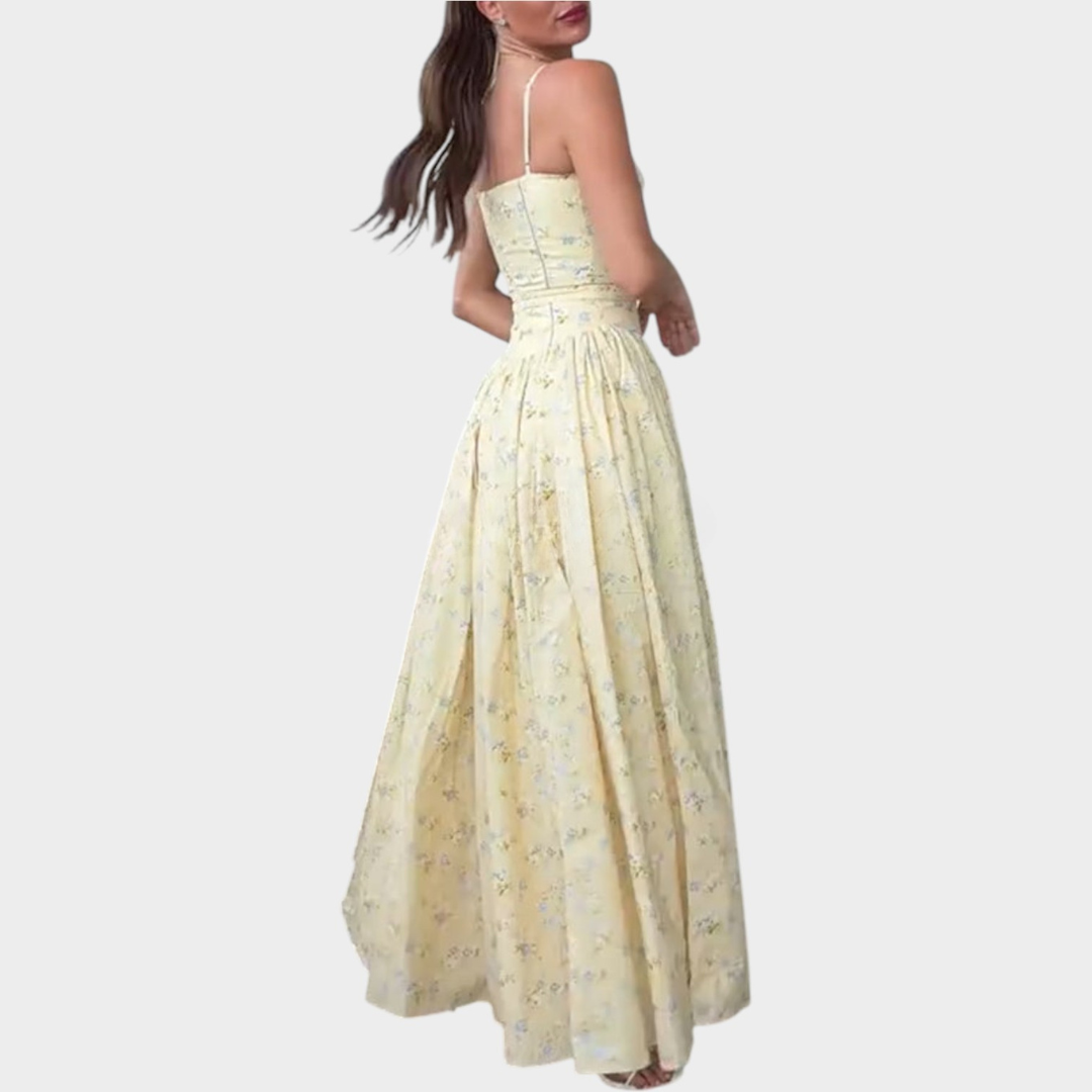 Elegant Floral Maxi Dress