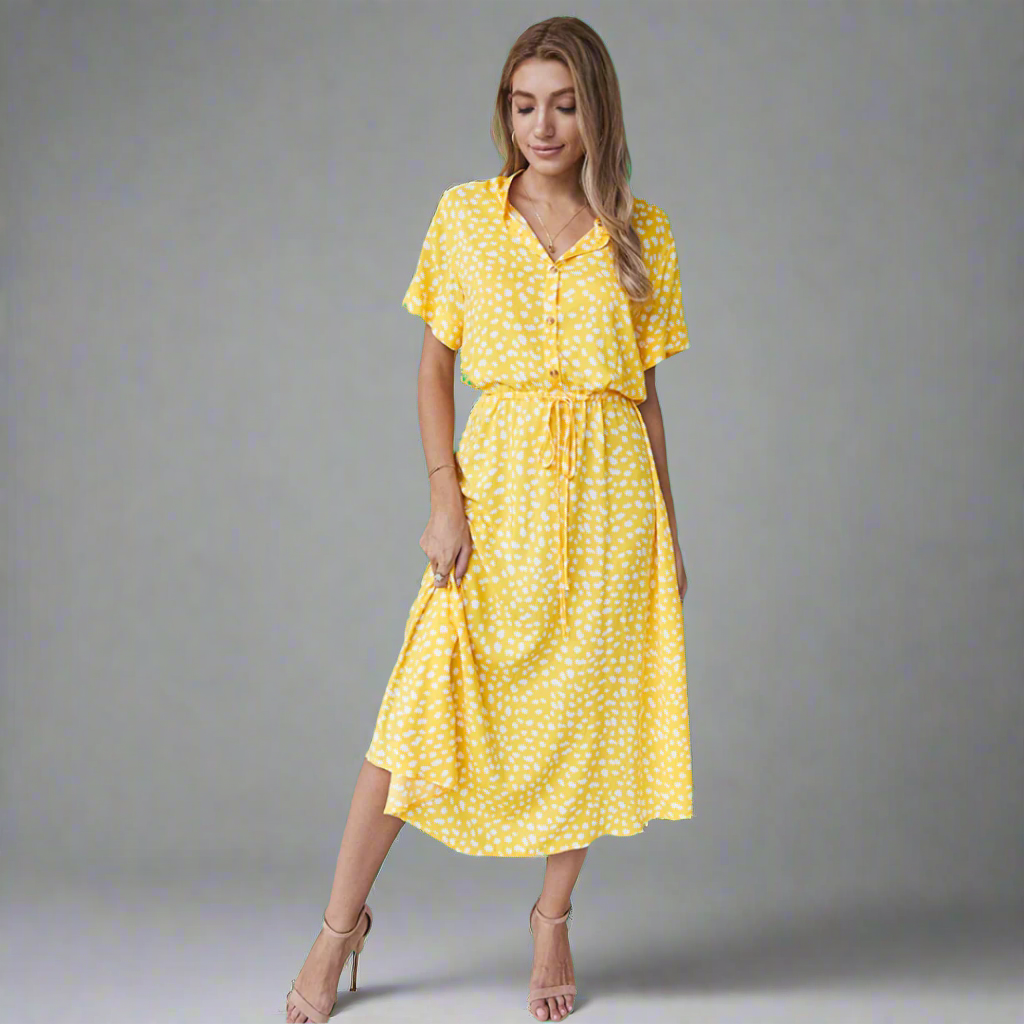 Summer Dress Made of Select Fabric