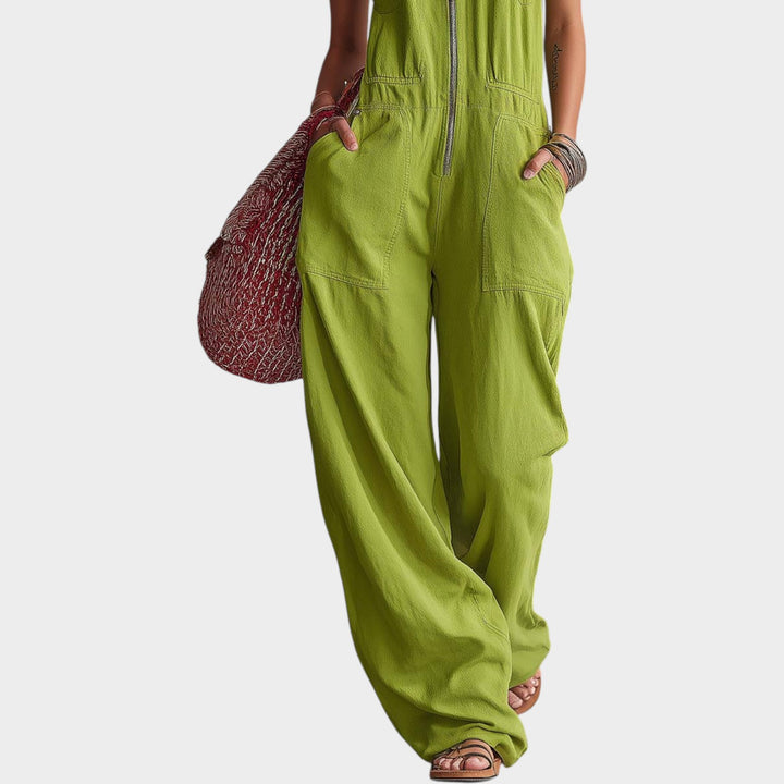 Chic Utility Zip Jumpsuit