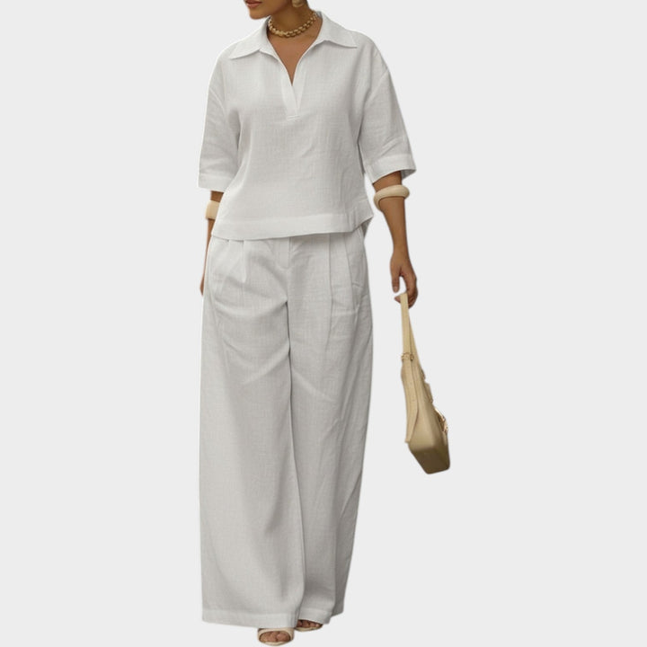Relaxed Tailored Two-Piece Set