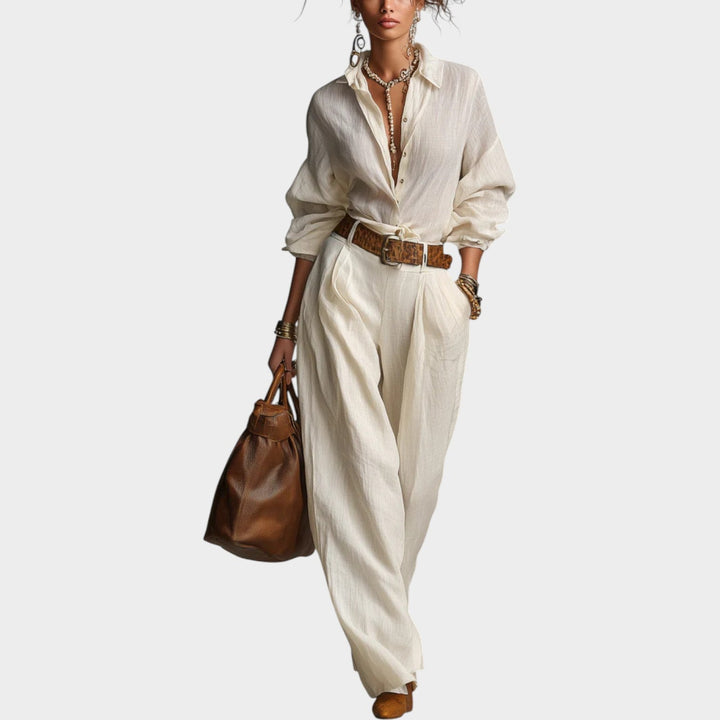 Effortless Linen Two-Piece Set