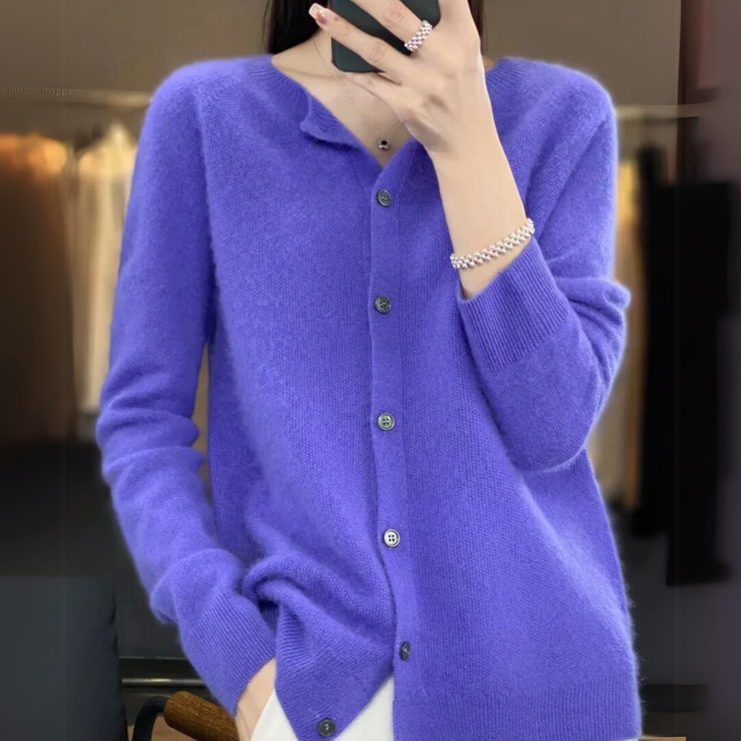 Elena | Classic Button-Up Cardigan