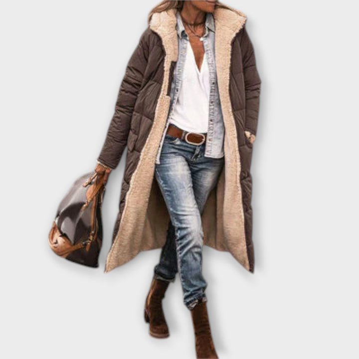 Extended Sherpa-Lined Winter Jacket