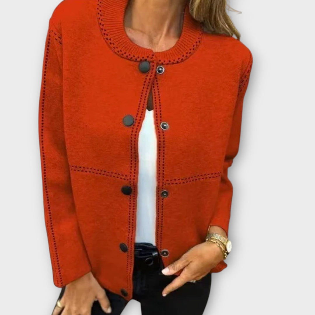 Timeless Button-Front Cardigan with Easy Elegance