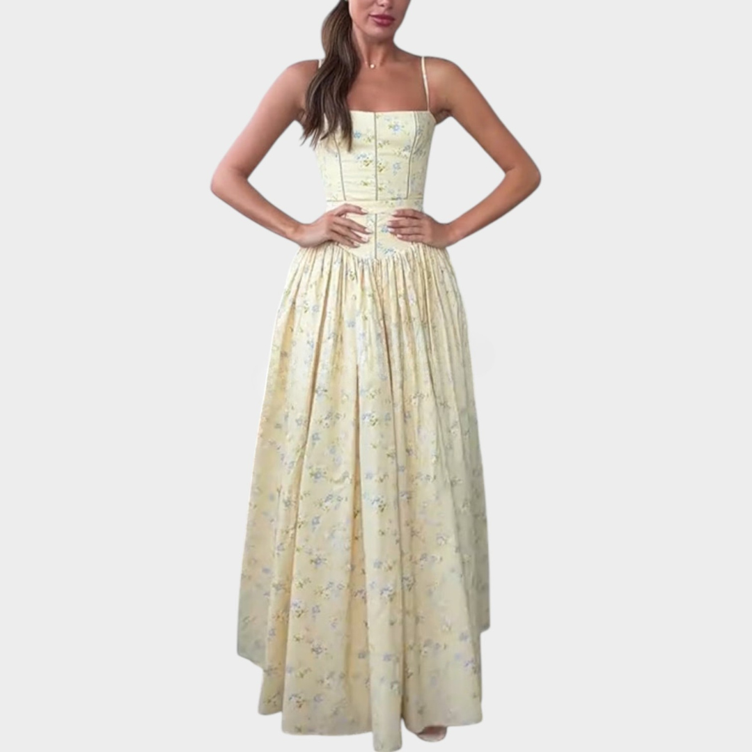 Elegant Floral Maxi Dress