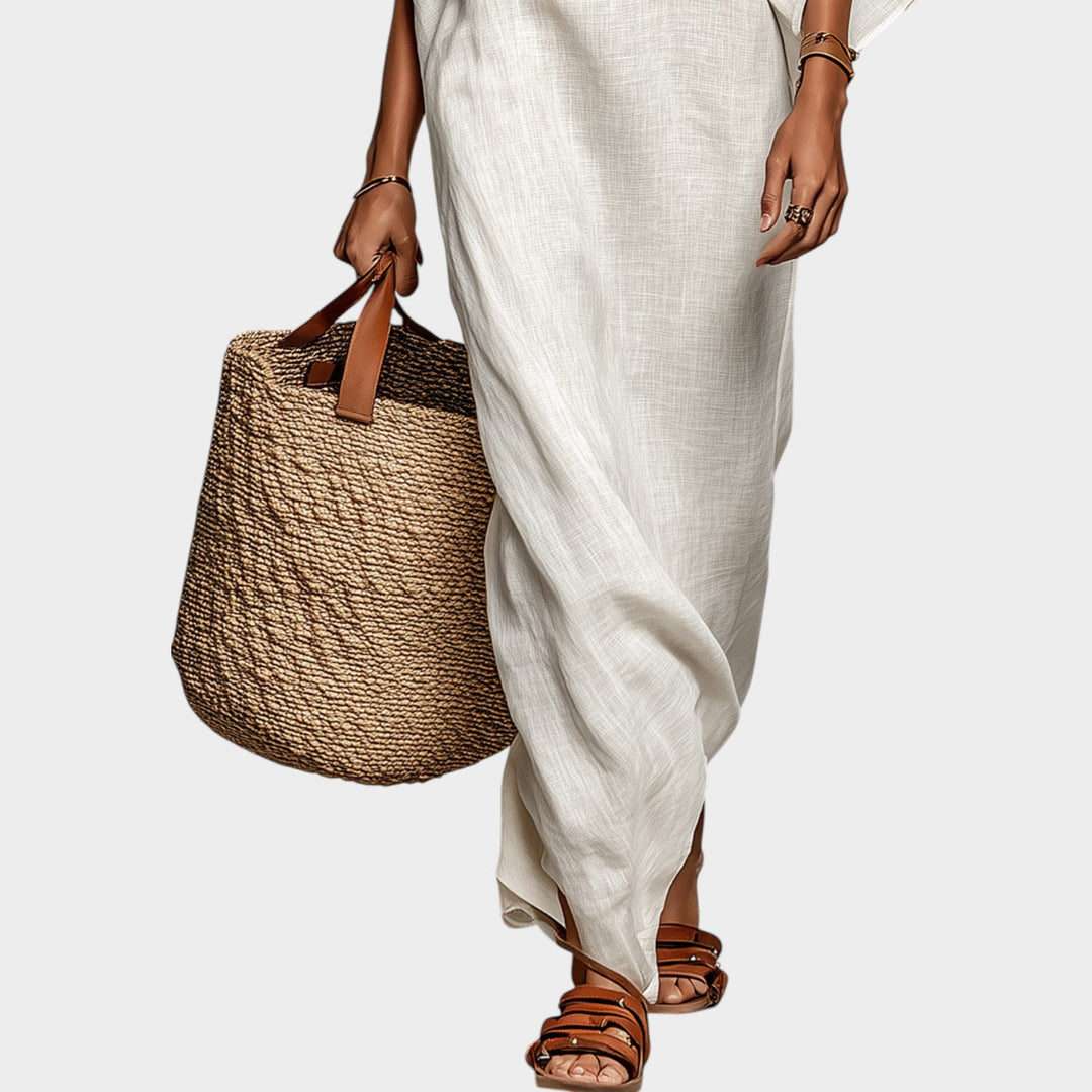 Off-Shoulder Maxi Dress