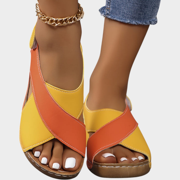 Comfort Cutout Slingback Sandals