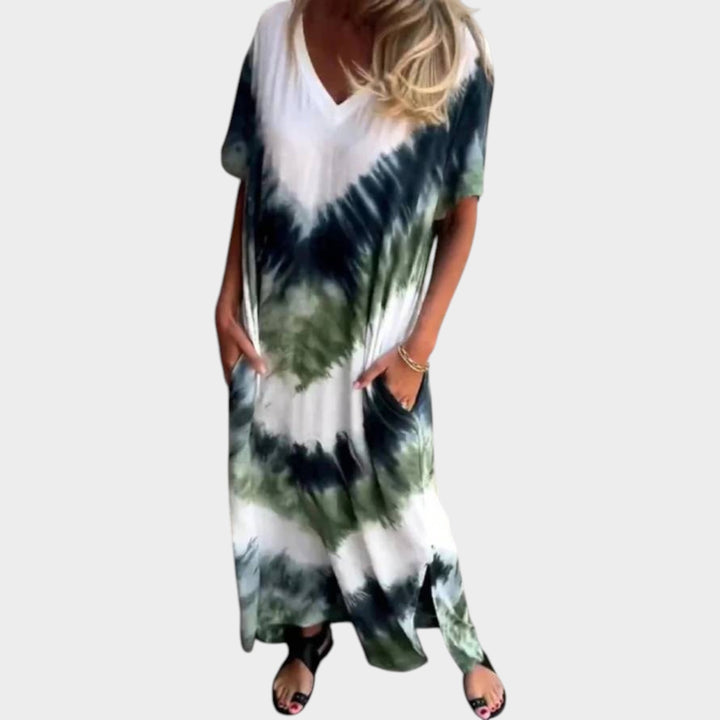 Effortless Tie-Dye Maxi Dress