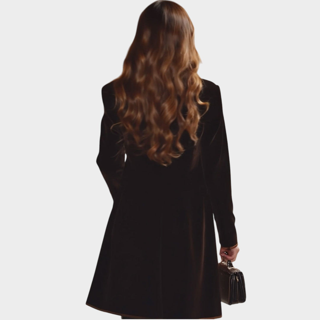 Custom Vintage-Inspired Chic Coat