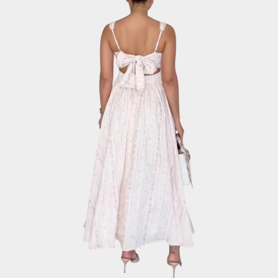 Elegant Corset Midi Dress