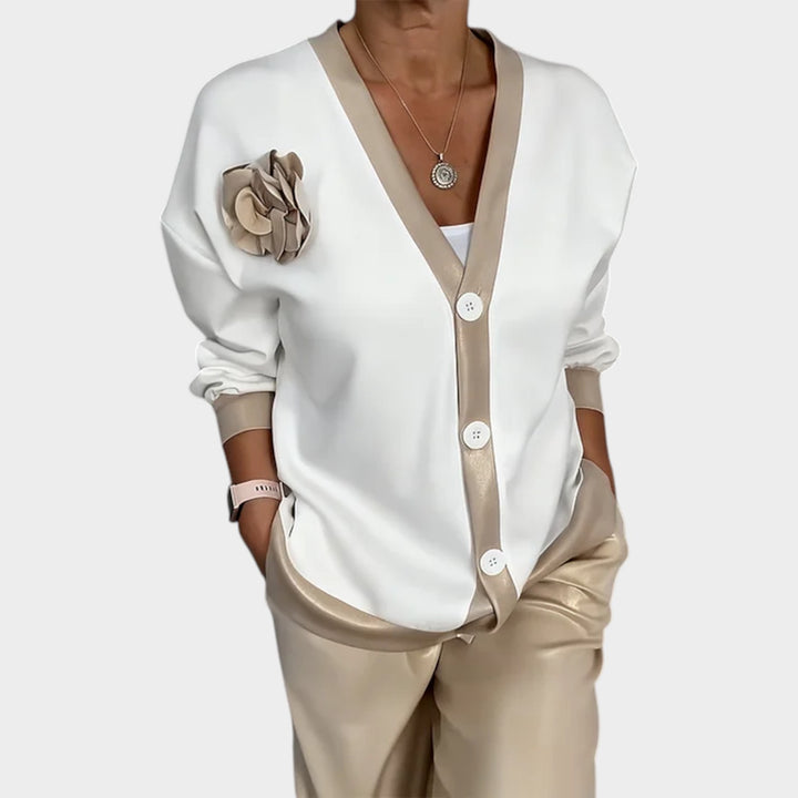 Chic Contrast Lounge Set