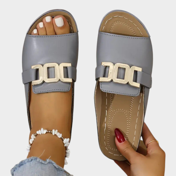 Elegant Chain Strap Comfort Sandals