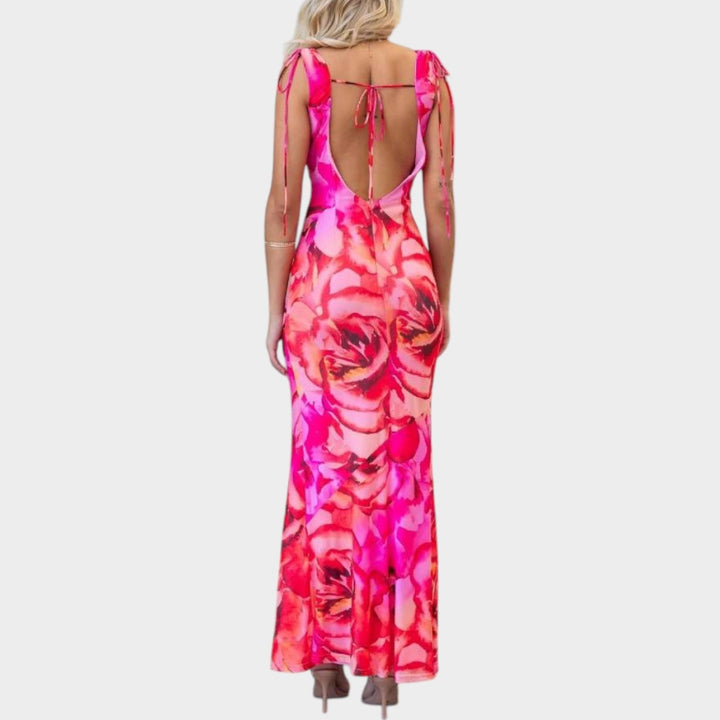 Sleeveless Fitted Maxi Dress