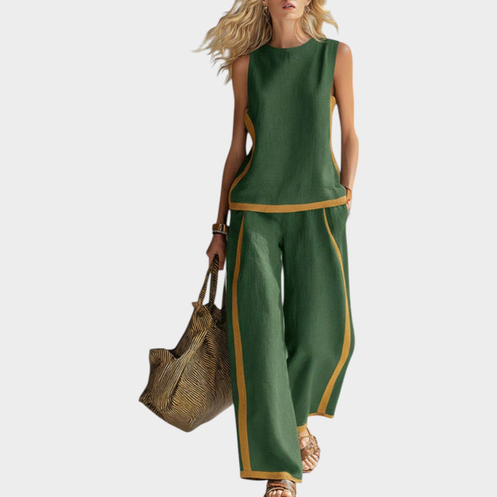 Two-Piece Wide-Leg Set