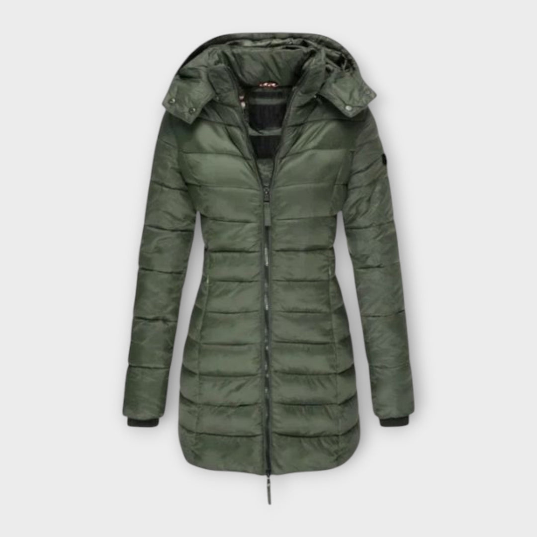 Featherweight Extended-Length Puffer Coat