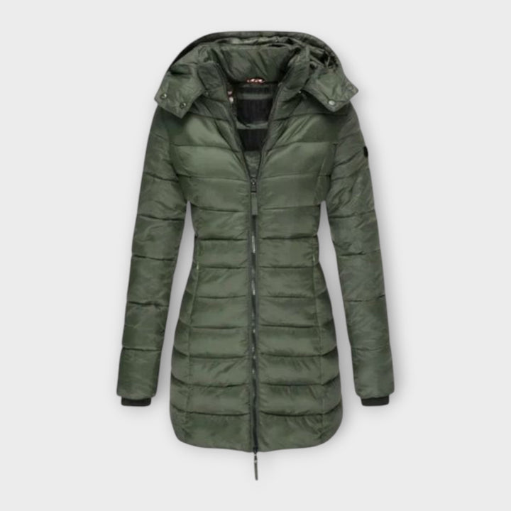 Featherweight Extended-Length Puffer Coat