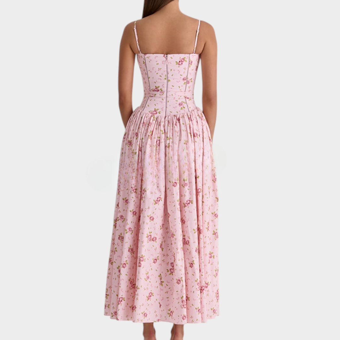 Elegant Floral Maxi Dress