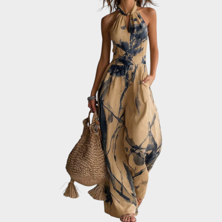 Elegant Halter Maxi Dress
