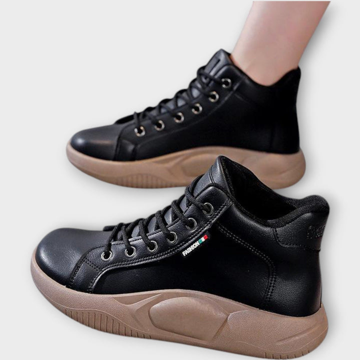 Cozy High-Top Boots