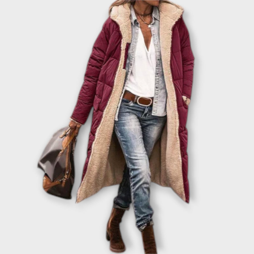 Extended Sherpa-Lined Winter Jacket