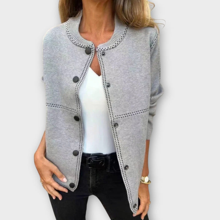Timeless Button-Front Cardigan with Easy Elegance