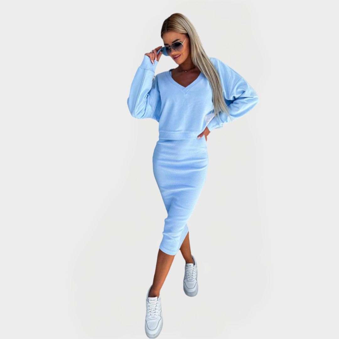 Summer Set with Hoodie and Dress for Comfort and Style