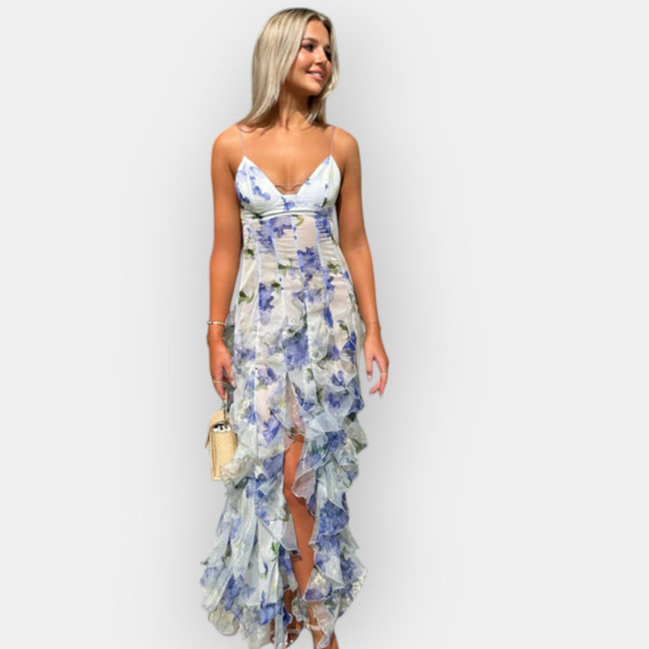 Maxi Dress with Ruffled Details