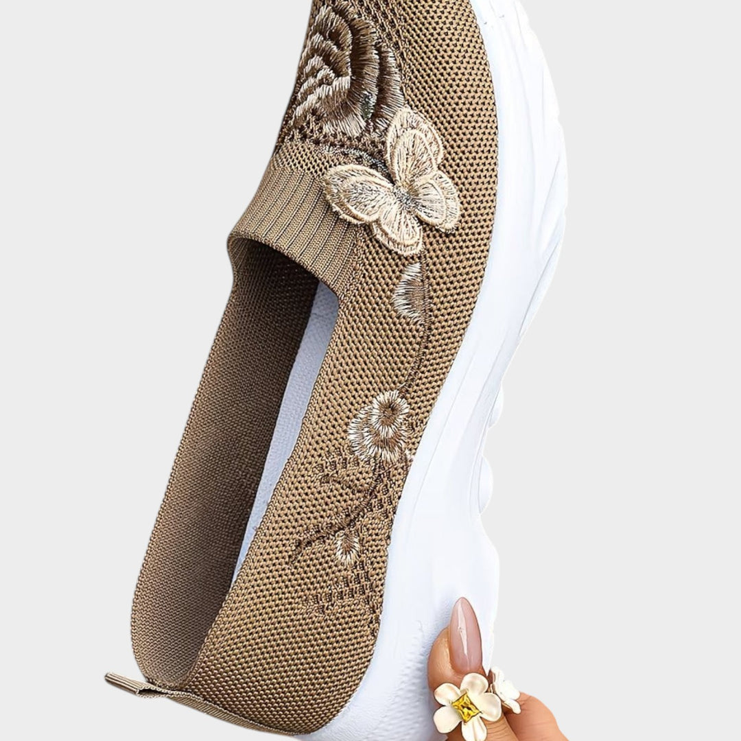 Butterfly Comfort Slip-On Sneakers